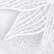Women Embroidered Triangle Bikini Top Strelitzia Flower - Limited Collection WHITE swatch view